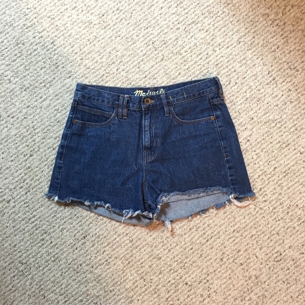Madewell High Rise Denim Shorts